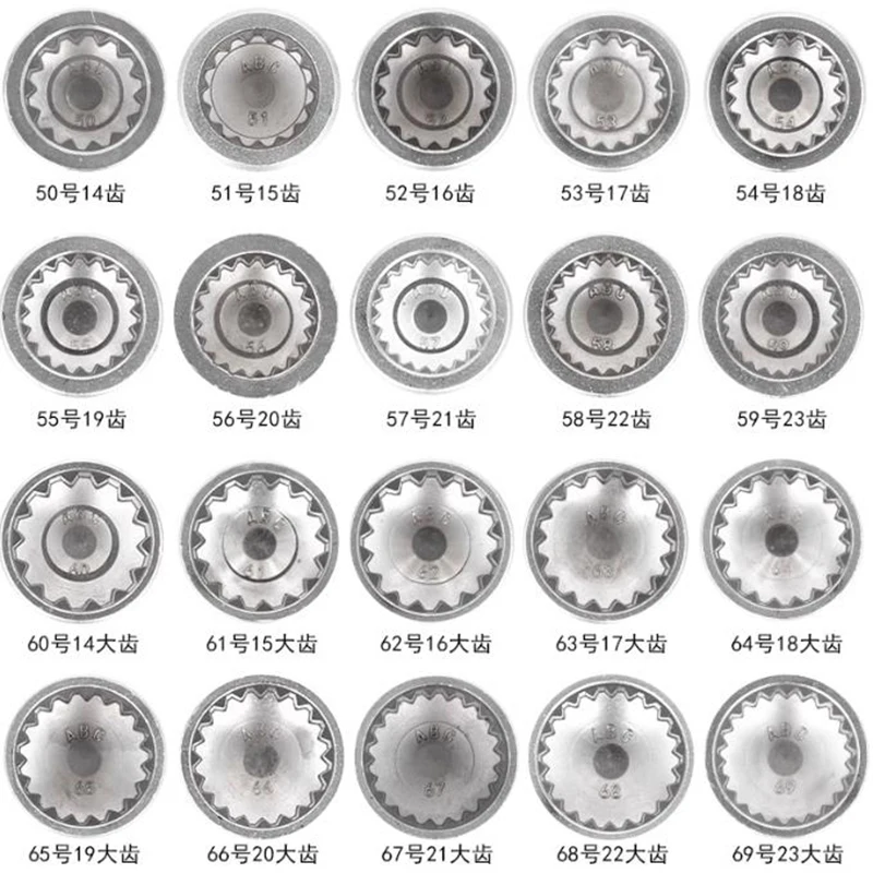 20pcs Anti-Theft Screws Removal and Install Socket Wheel Lock Key For Porsche