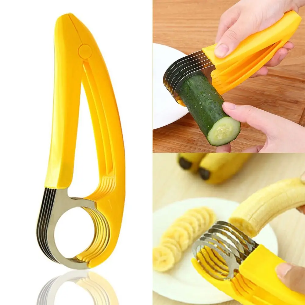 

New Sausage Hotdog Cucumber Kitchen Accessories Kitchen Gadget Tools Banana Slicer Fruit Veggie Cutter