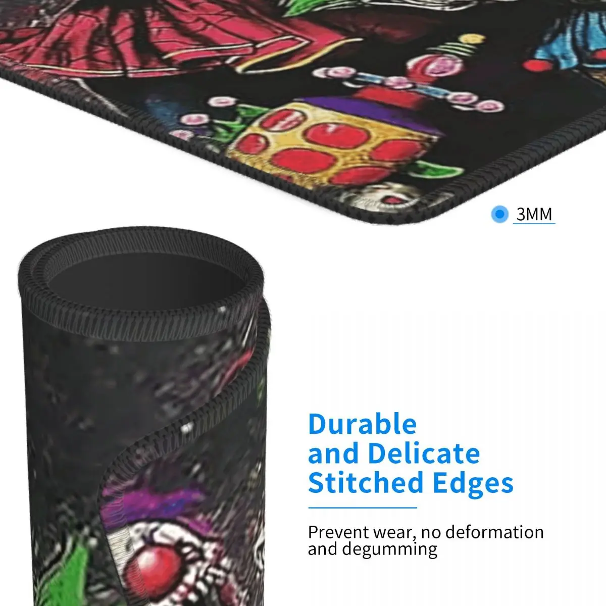 

Коврик для мыши Killer Klowns From Outer Space, разноразмерные коврики для мыши и клавиатуры, игровые коврики для ПК и ноутбуков, аксессуары, настольные коврики