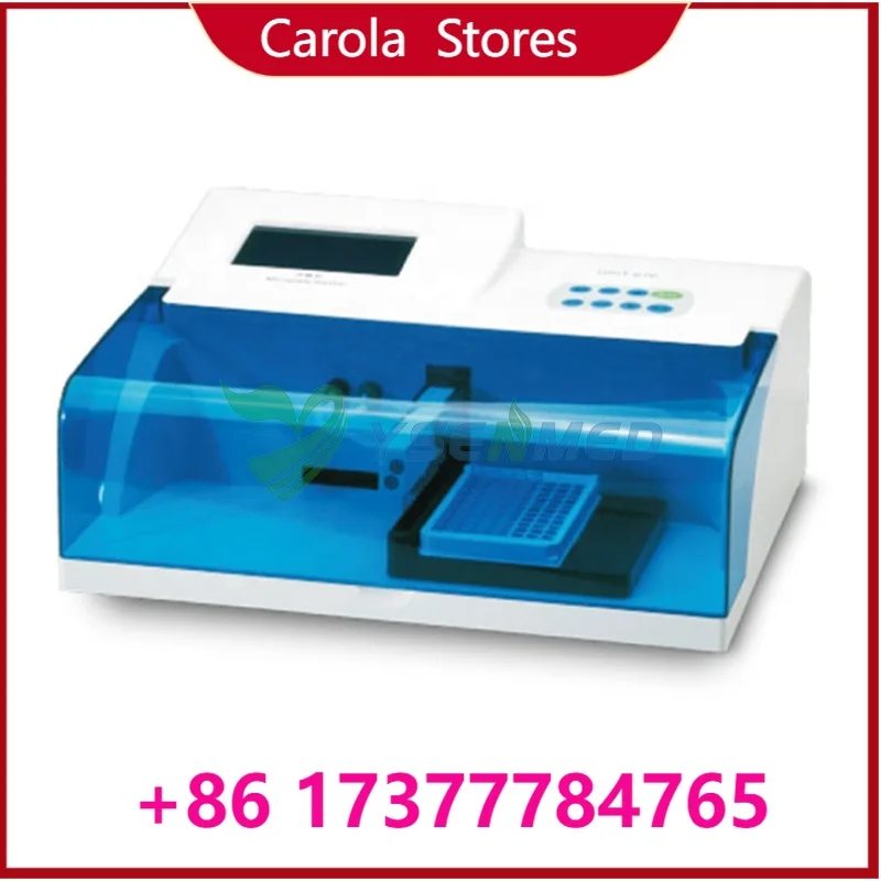 Lavadora de microplacas Elisa YSENMED URIT-670 con 8/12 cabezales de lavado reemplazables, pantalla LCD, lavado automático de placas de 96 pocillos para uso clínico