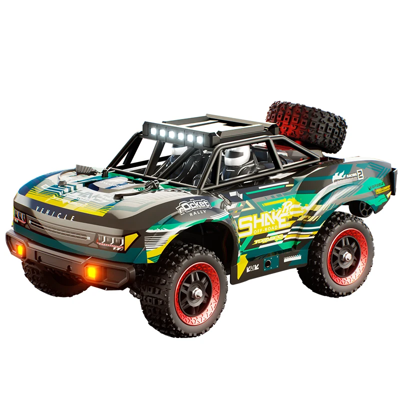 RC 4WD Koolborstel Korte Truck JJRC C8820 1/18 RC Hoge Snelheid Off-road Truck Model Nieuwe RTR Crawler RC Speelgoed
