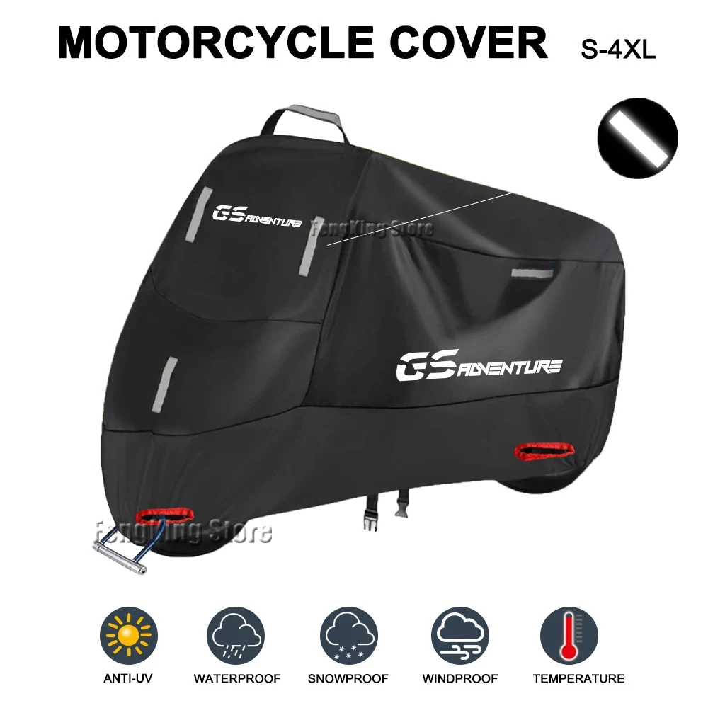 

For BMW R 1200 GS LC R1200GS ADV Adventure Motorcycle Cover Waterproof Outdoor Scooter UV Protector Rain Cover