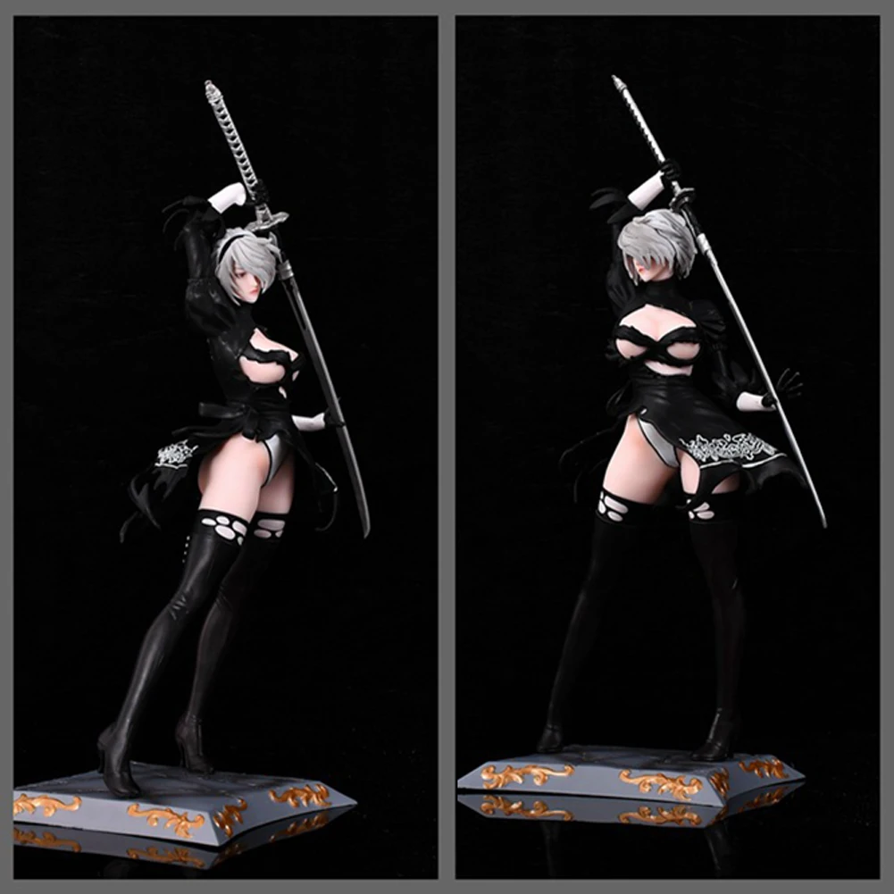 

Anime 2B figure 2B action figures standing 2B figurine Doll PVC replaceable accessory Model Toys Adult Collection Statue Gifts