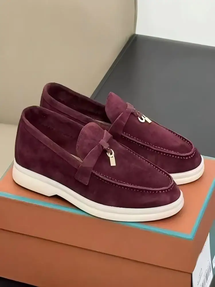 Zomer 2026 Mode Casual Platte Schoenen Stijlvol Veelzijdig Trendy Nieuwe Aanwinst Platte Schoenen voor Comfort en Stijl - afbeelding 2