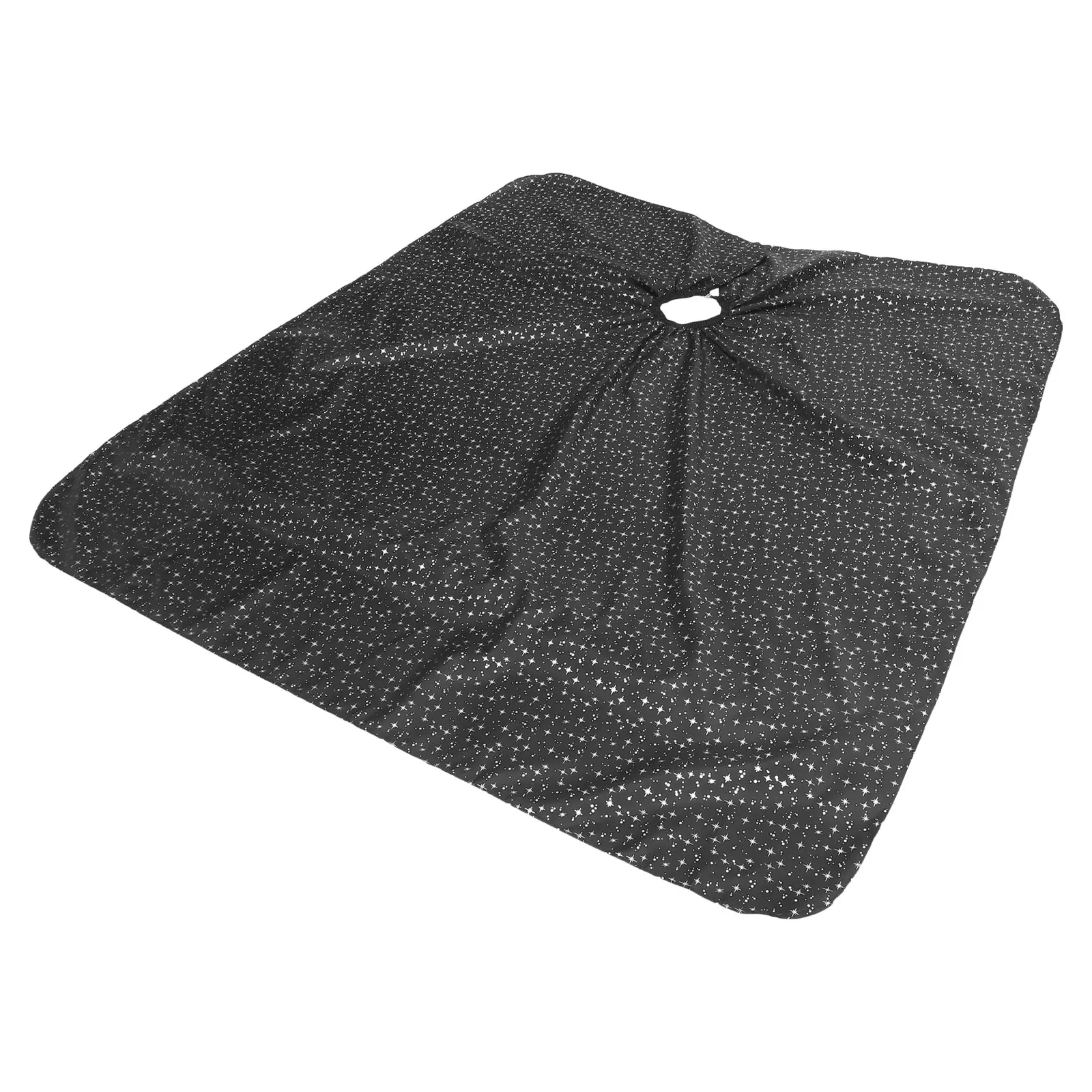 

Waterproof Barber Cape Hairdressing Cloak Salon Hair Styling Apron Haircut Perming Durable Lightweight Easy Clean Black For