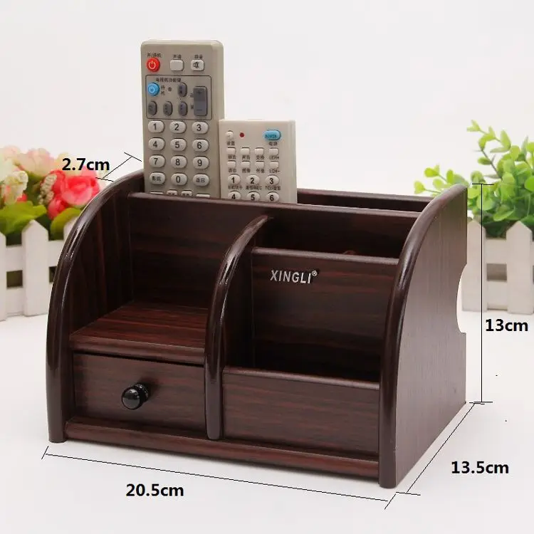 Desktop Afstandsbediening Board Opbergdoos Kantoor Woonkamer Koffie Tafelblad Tissue Opbergdoos Schommelende Afstandsbediening Doos ZG689