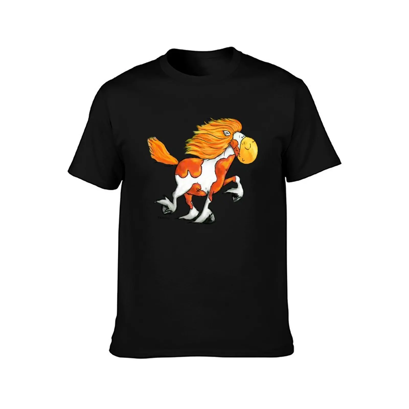 Funny Icelandic Horse T-Shirt Classic Basic Casual T-Shirt