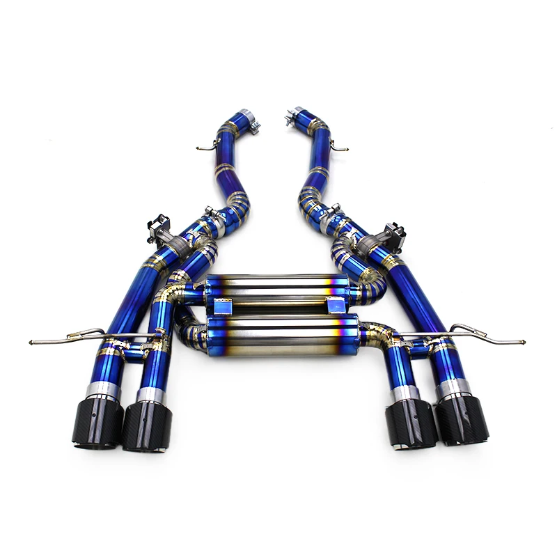 

OEM Performance Catback For BMW M2 G87 3.0T S55 2023-2024 Titanium Exhaust Pipe Escape Valve Muffler System Axle Back