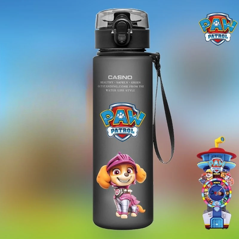 400ML PAW Patrol Student Water Cup BPA Free Plastic Cup Marshall Direct Drinking Cup Anti-fall Summer Children Water Bottle Boys view 3