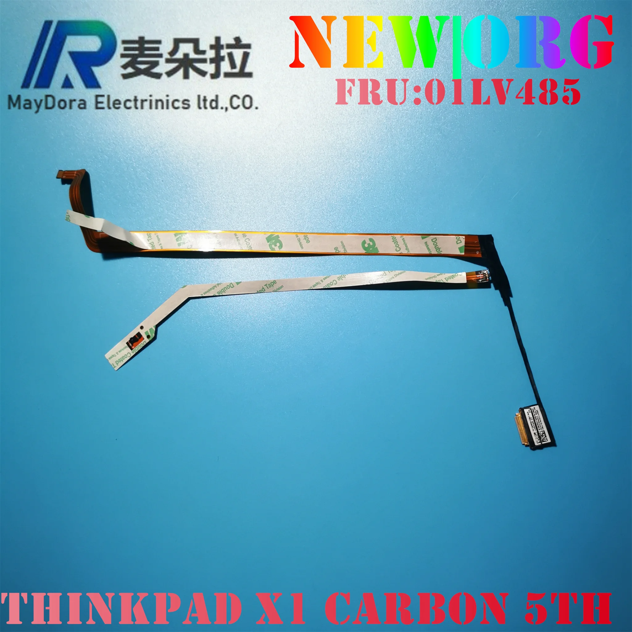 NEW ORG Laptop cable For LENOVO THINKPAD X1 Carbon 5th Gen 20HQ 20HR 20K3 20K4 Webcamera 10pin logo light FFC cable 01LV485