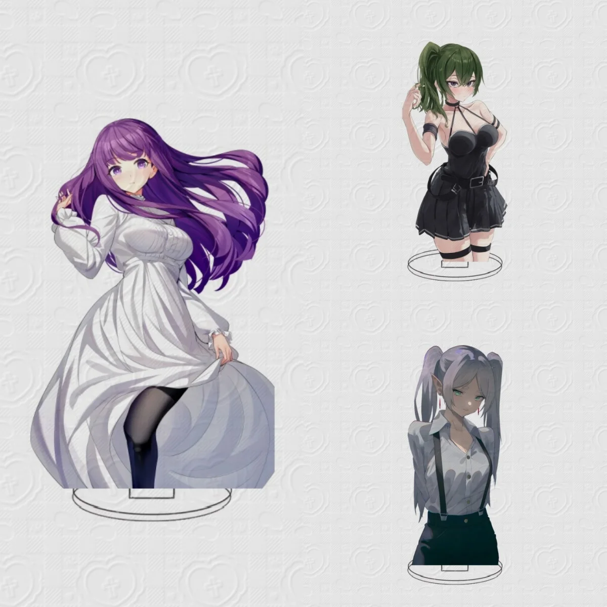 Anime Frieren: Beyond Journey End Frieren at the Funeral Cosplay Acrylic Figure Stand Model Plate Desk Decor Christmas Gift