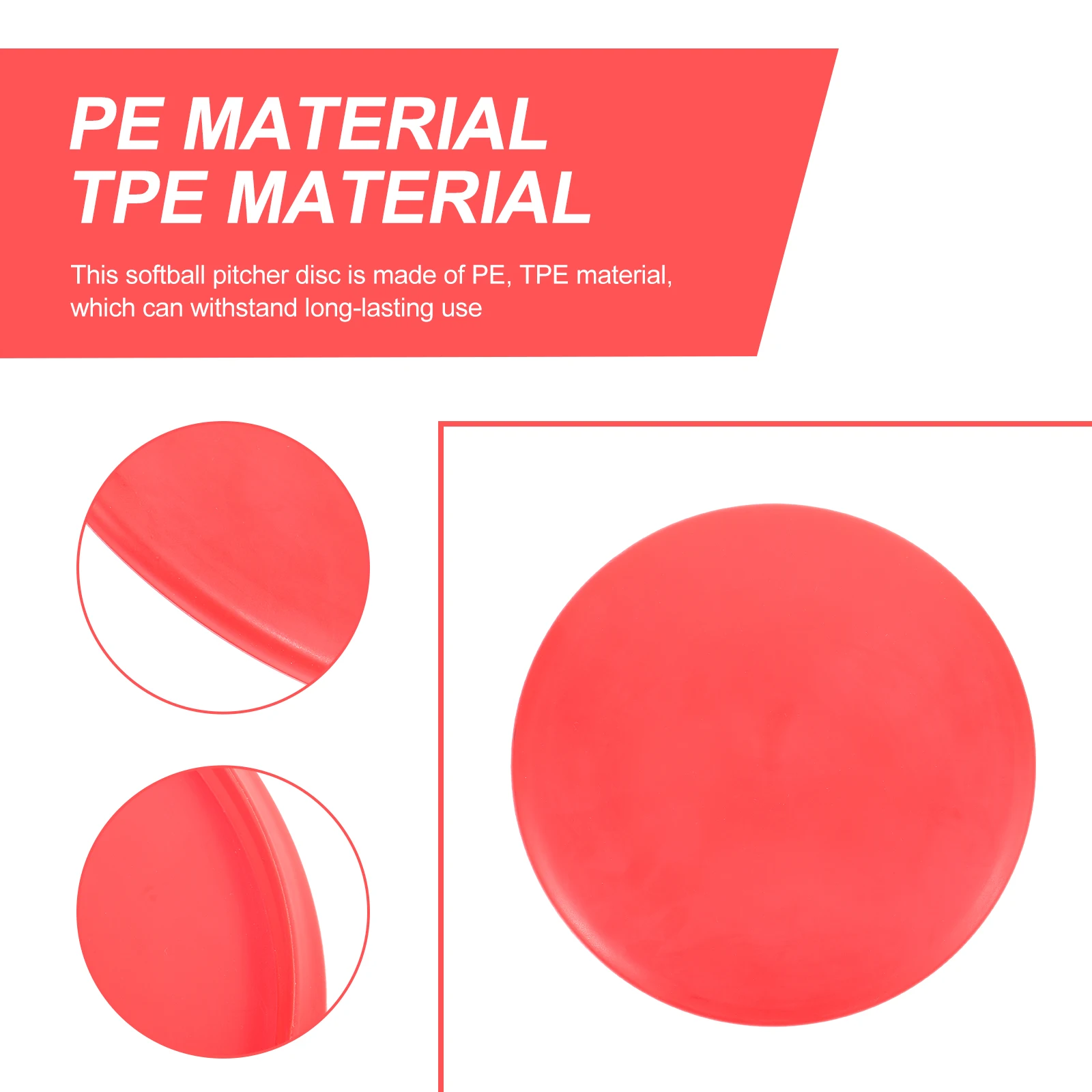 

s Mini Golf Disc Reusable Flying Disc Outdoor Sports PE TPE Material Softball Training Aids Tool Endurance Control