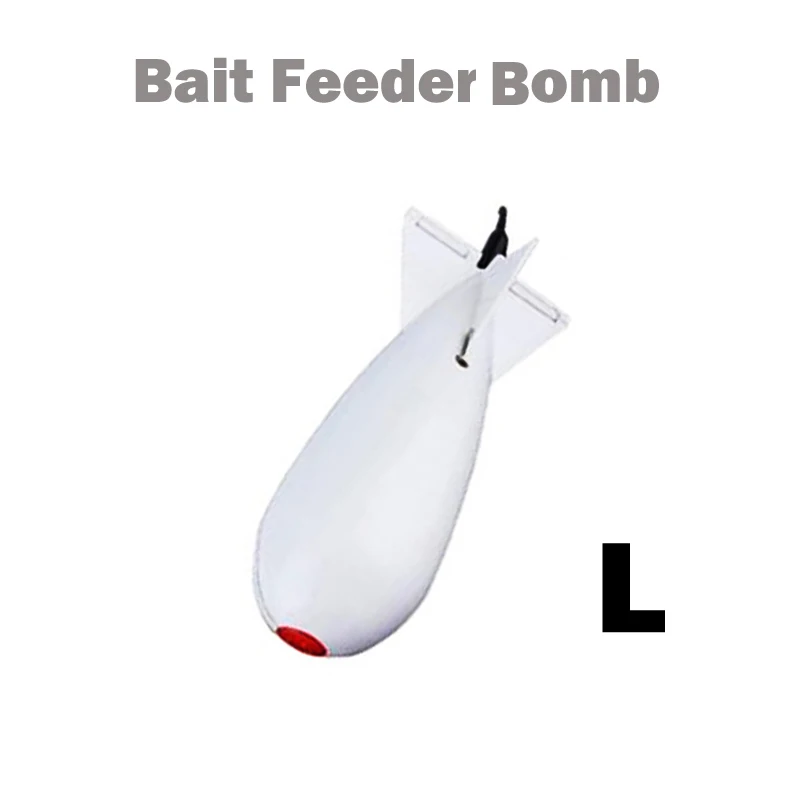 TOLU Fishing Rocket Feeder Large Small Spod Bomb Float Lure Bait Holder 2 Size Pellet Rockets Feeders Position Gear Accessories image 3