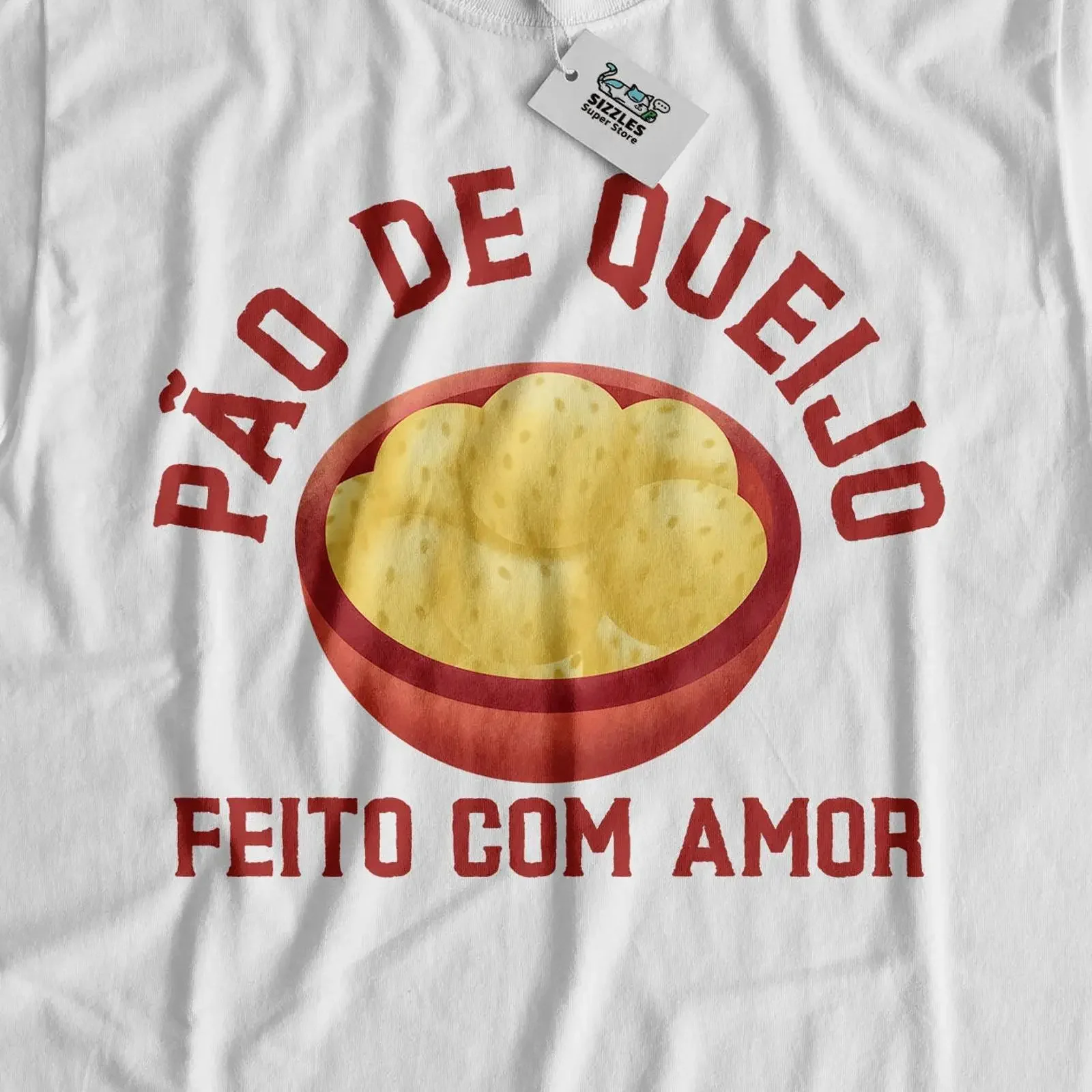 Funny Brazilian Pao De Queijo T Shirt cheese bread Minas Gerais Ideas vintage Washed Slightly Stylish Stretched Casual