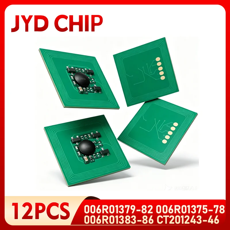 12PCS 700i Toner Cartridge Chip For Xerox Digital Color Press C75 J75 C700 006R01379 006R01380 006R01381 006R01383 006R01375