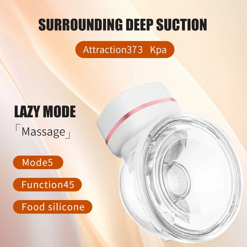 Description Picture 3 of itemElectric Breast Pumps Portable Hands Free Wearable Breast Pump Silent Comfort Breast Milk Extractor Collector BPA-free