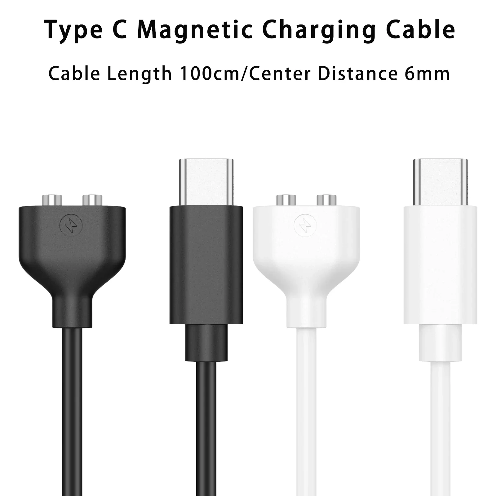 2 Pins Center Spacing 6mm Type C Magnetic Charging Cable Magnet Power Charger For Beauty Instrument Toothbrush Adults Product