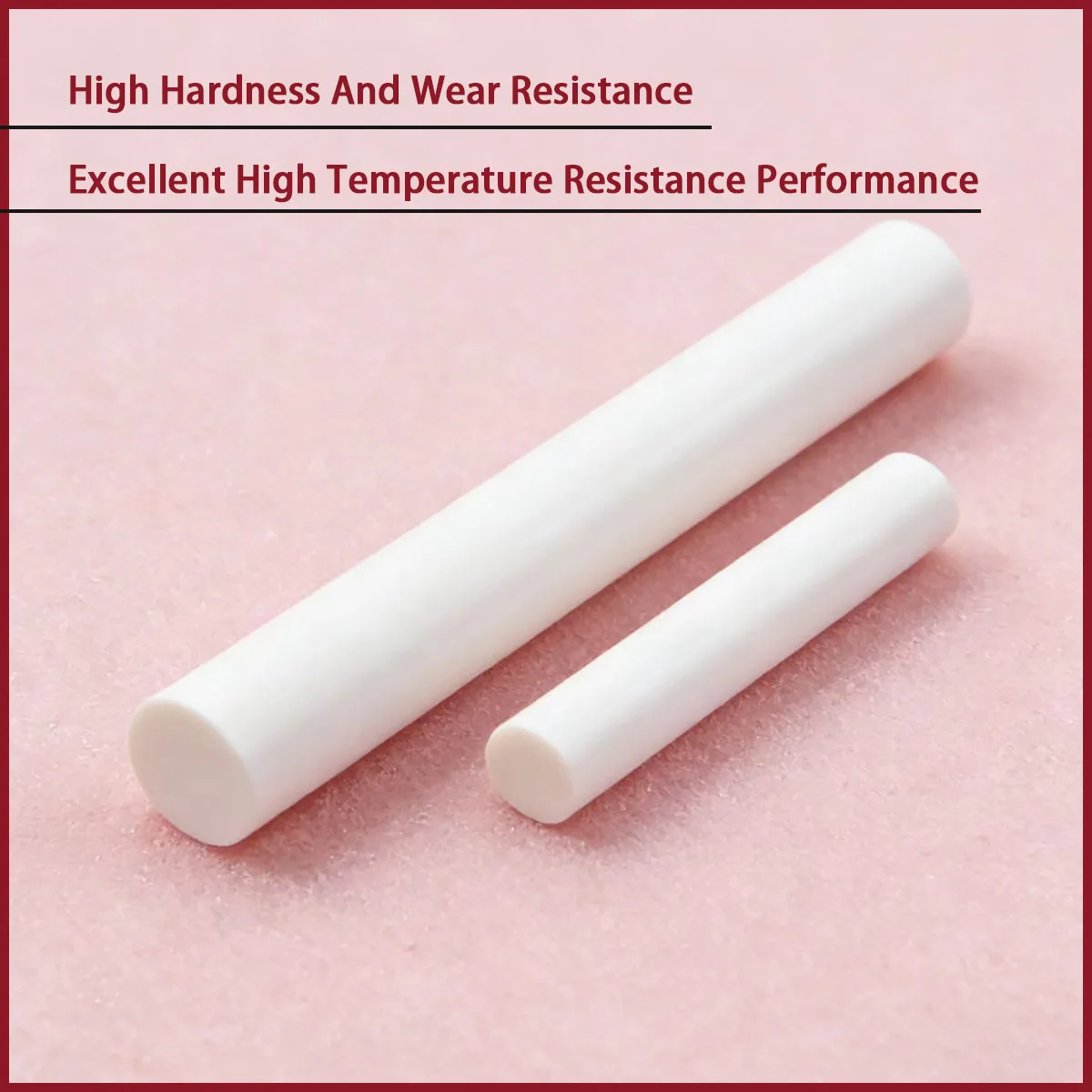 Aluminum Oxide Ceramic Rod with a Diameter of 0.5-30mm Is Used in Machinery, Electronics, Chemical Industry, Etc
