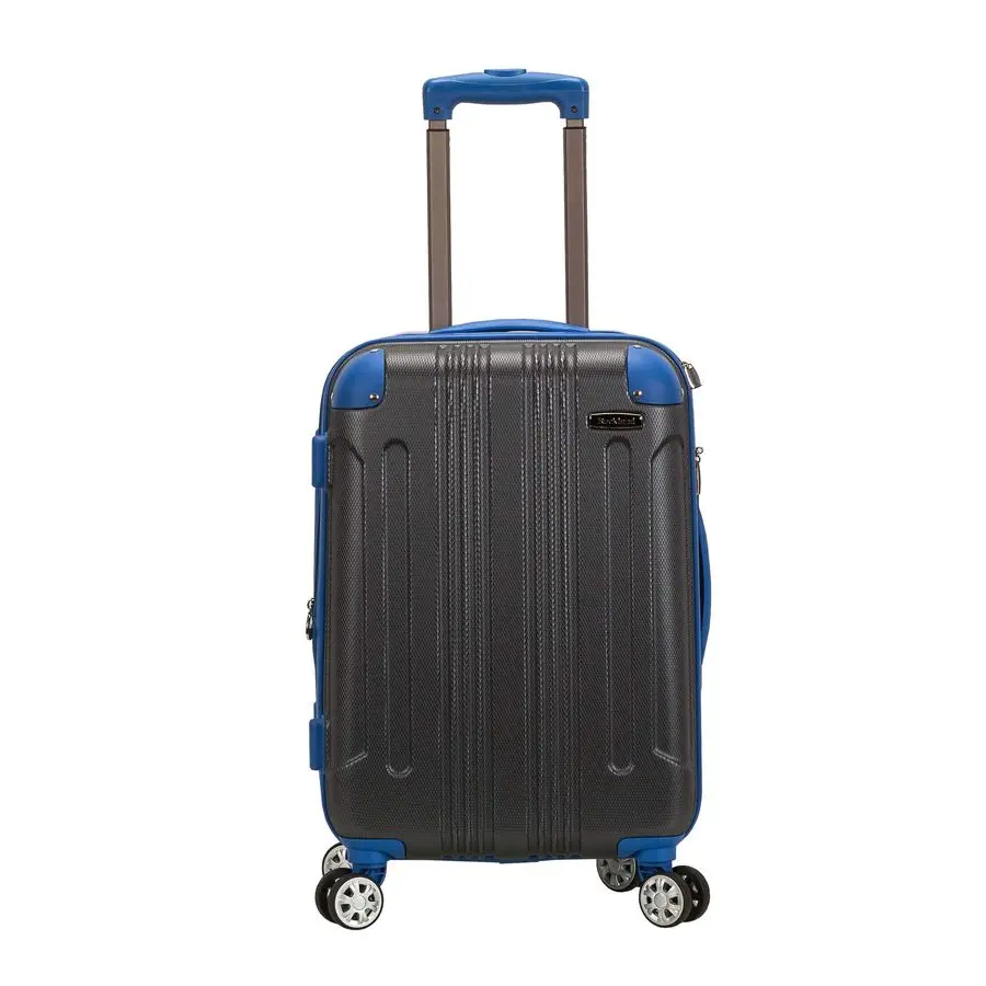 

20" Two Tone Grey Carry On Luggage Hardside with Spinner Wheels for Travel