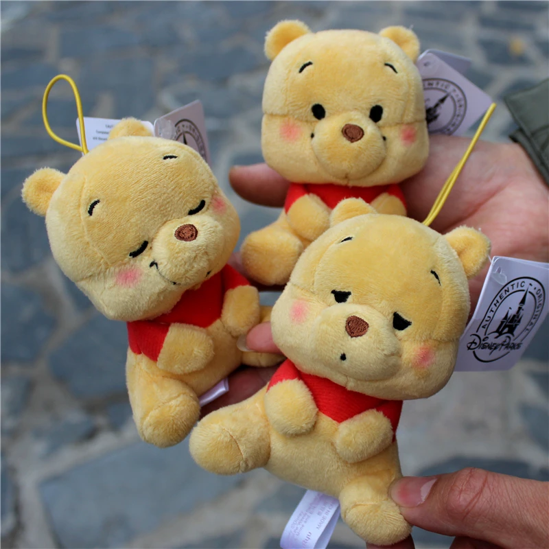 1 ชิ้น Disney 10 ซม.Winnie The Pooh VINTAGE Disney Winnie The Pooh Plush Charm จี้ของเล่น