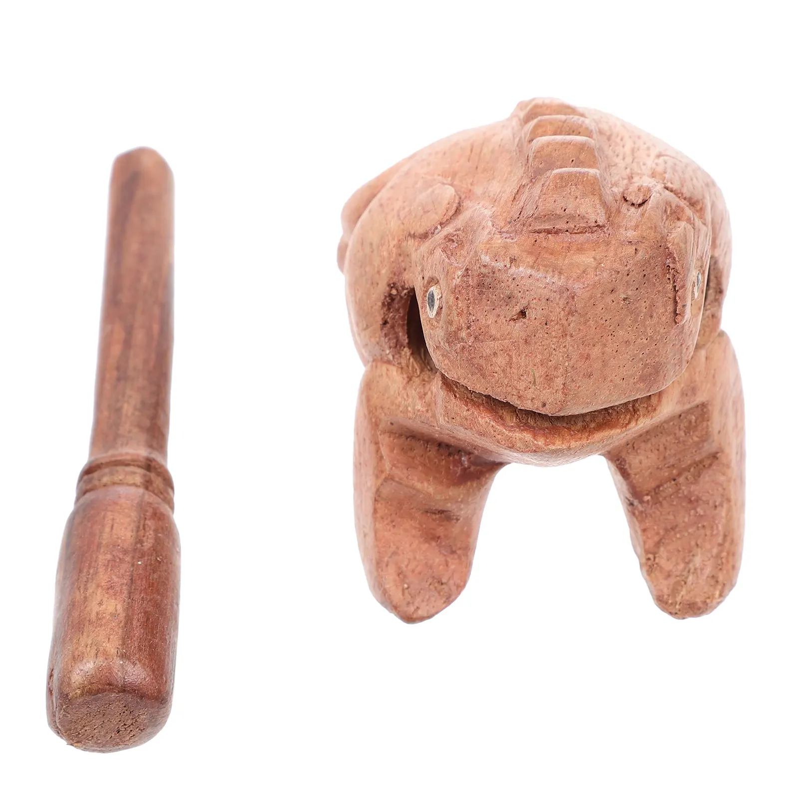 

Wood Carving Frog shaped H Delicate Craft Table nament Desktop Decoration Wood Material Lifelike Safe