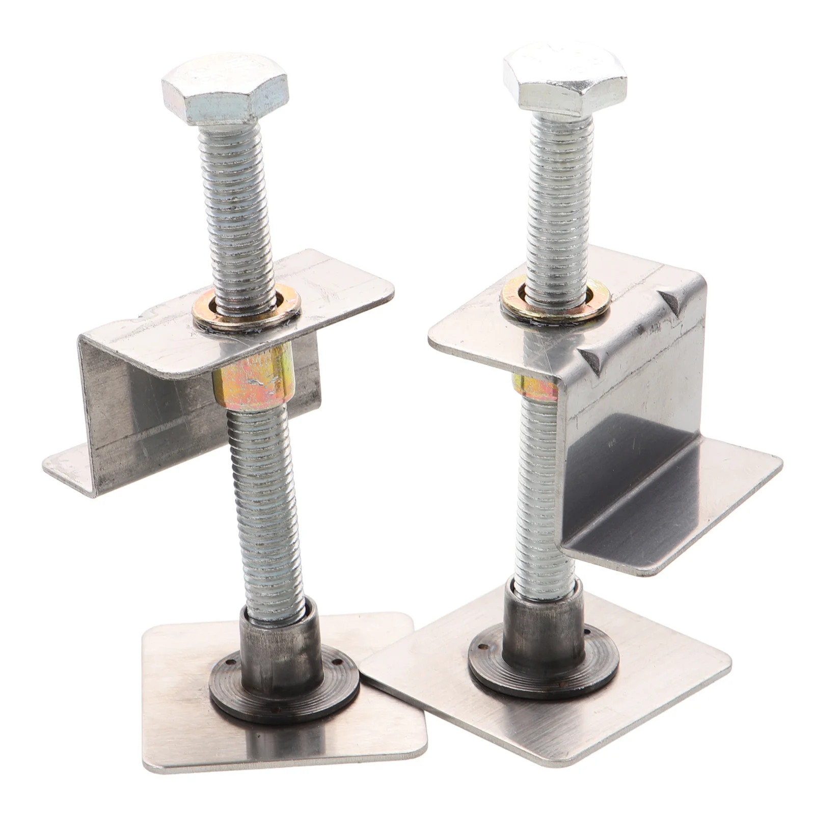 2pcs Metal Tile Levelers Reusable Strong Lifting System For Tile Installation Floor Leveling Durable Construction Tool Building