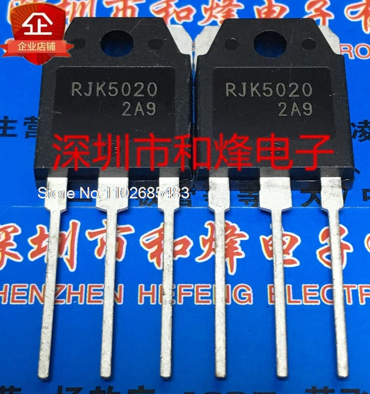 

(5PCS/LOT) RJK5020 TO-3P 500V 40A