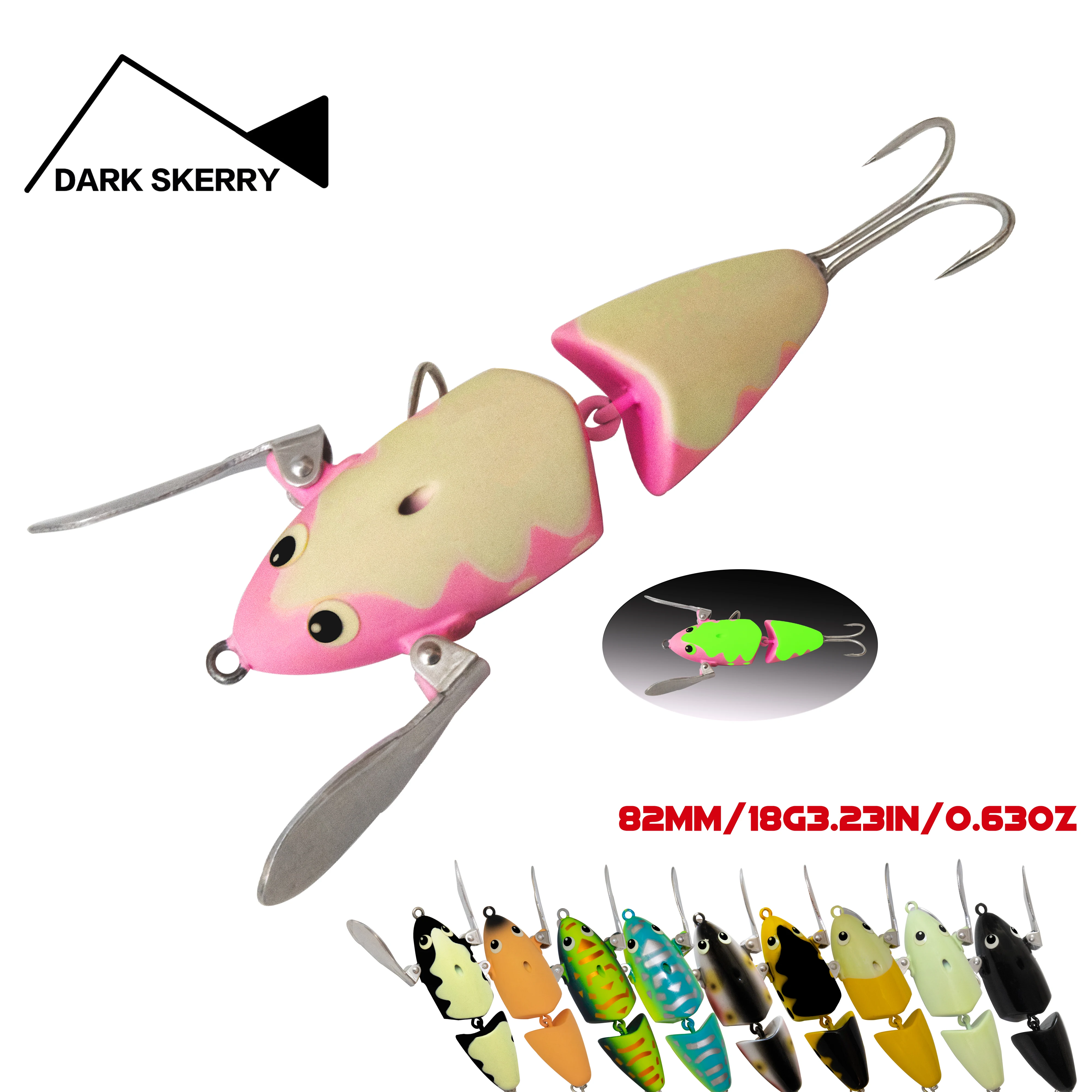 isca-artificial-articulada-flutuante-para-bagre-82mm-18g-acao-de-superficie-com-efeito-de-salpicos-conta-luminosa-com-chocalho-alta-taxa-de-picada-para-pesca-noturna