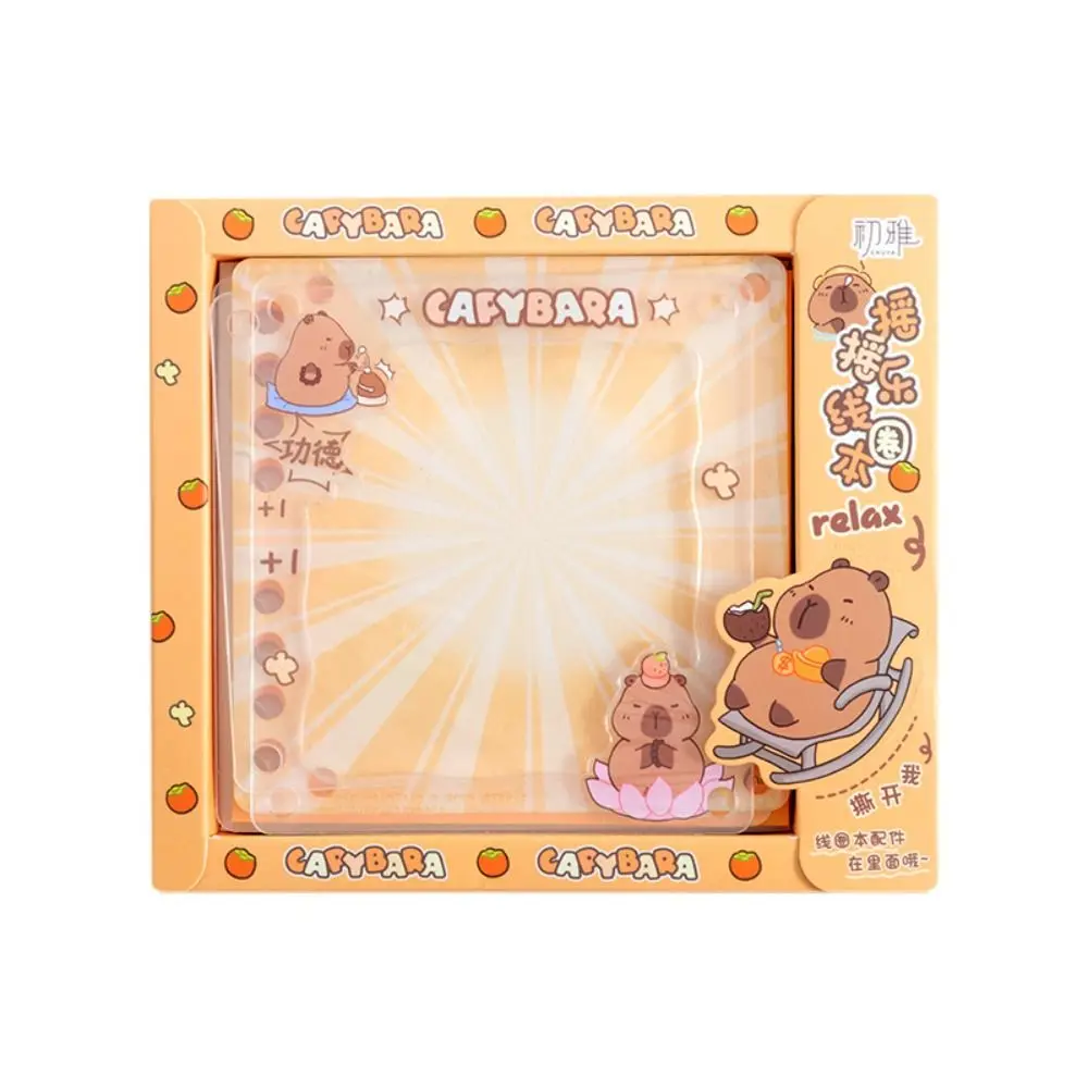 Przenośny akrylowy notatnik do książek Capybara Memorandum Capibara Pocket Book Hand Ledger Loose-leaf Kapibara Notebook Study