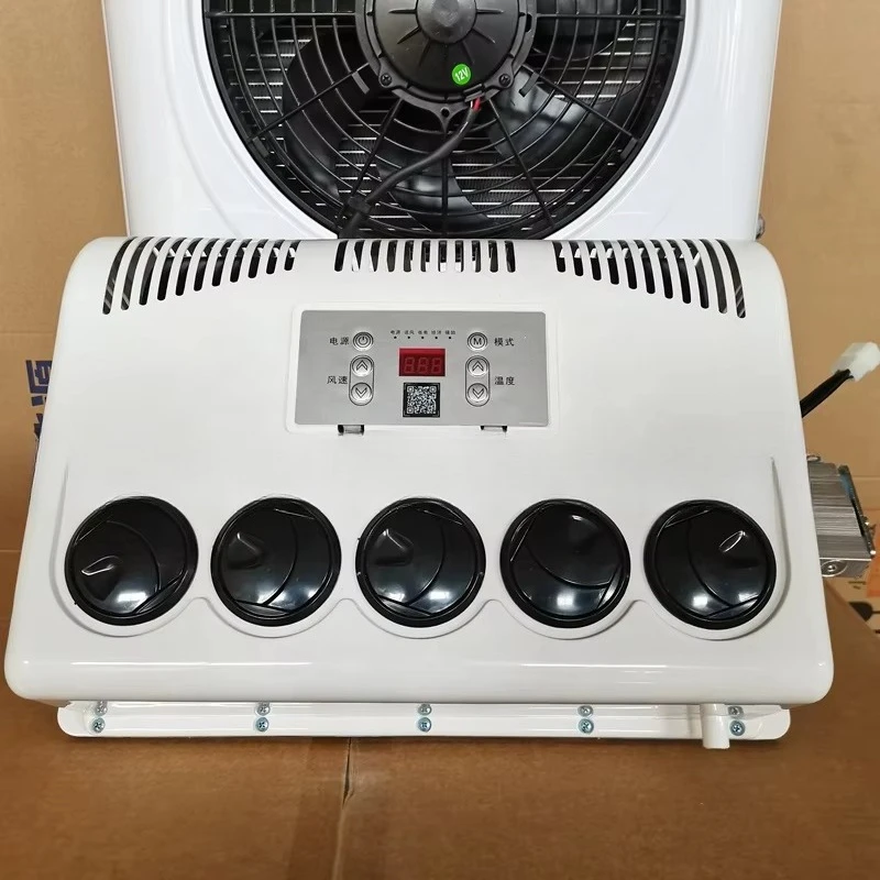Truck Van Cabin 12V 24V 12/24 Volt Truck Parking air Conditioner Truck air Conditioner 12v view 5