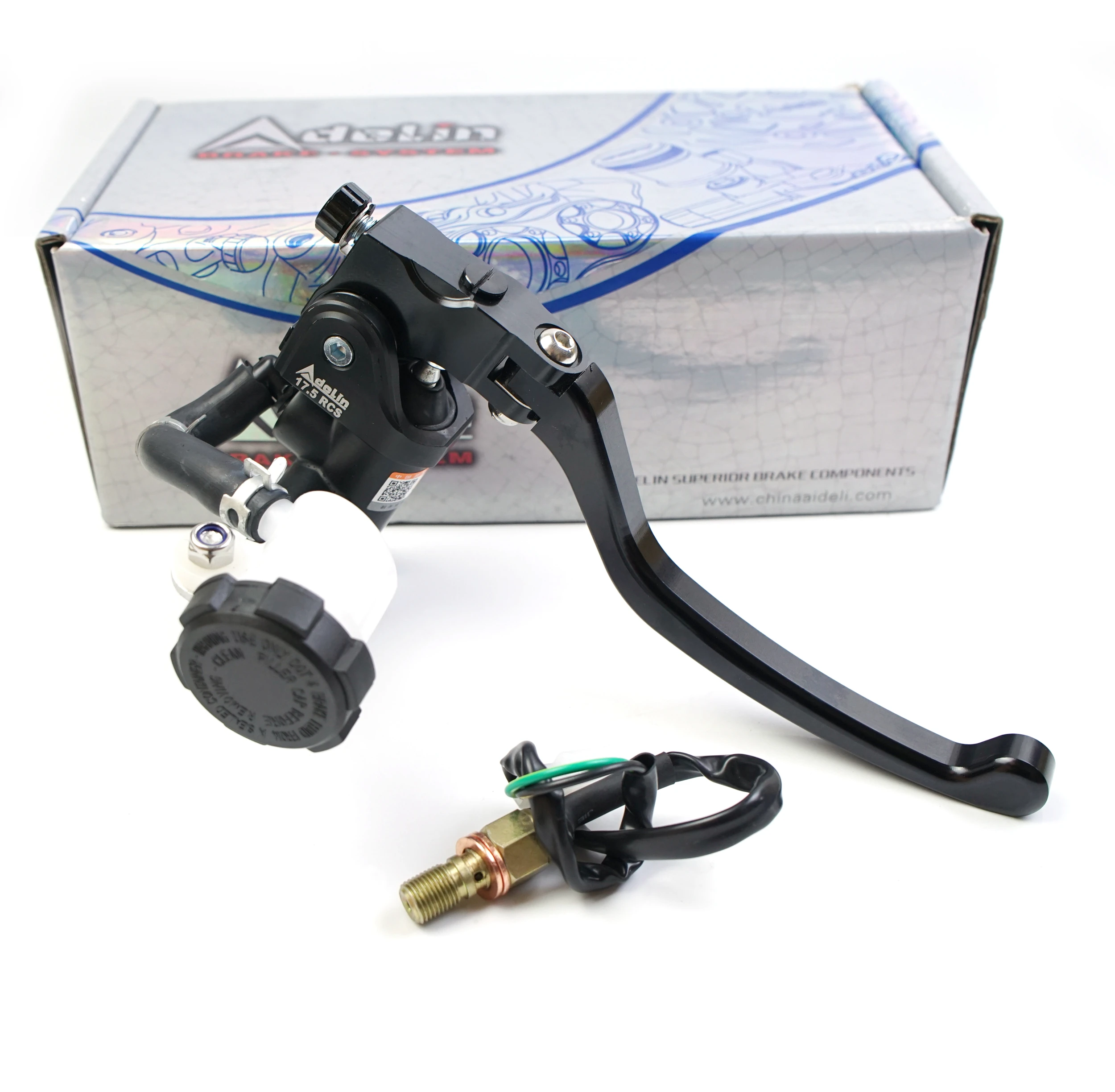 Adelin PX7 19 Rcs Hydraulic Brake Pump Clutch Motorcycle Brake Master Cylinder Cable Line Clutch 7/8\