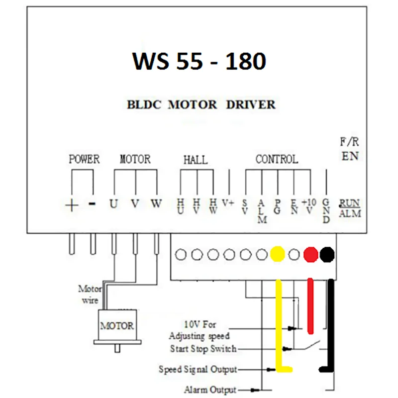 300W/500W Bürstenloser Spindelmotor Mini-Drehzahlmesser für Schrittmotortreiber Luftgekühlte Spindelanzeige – Detail 5