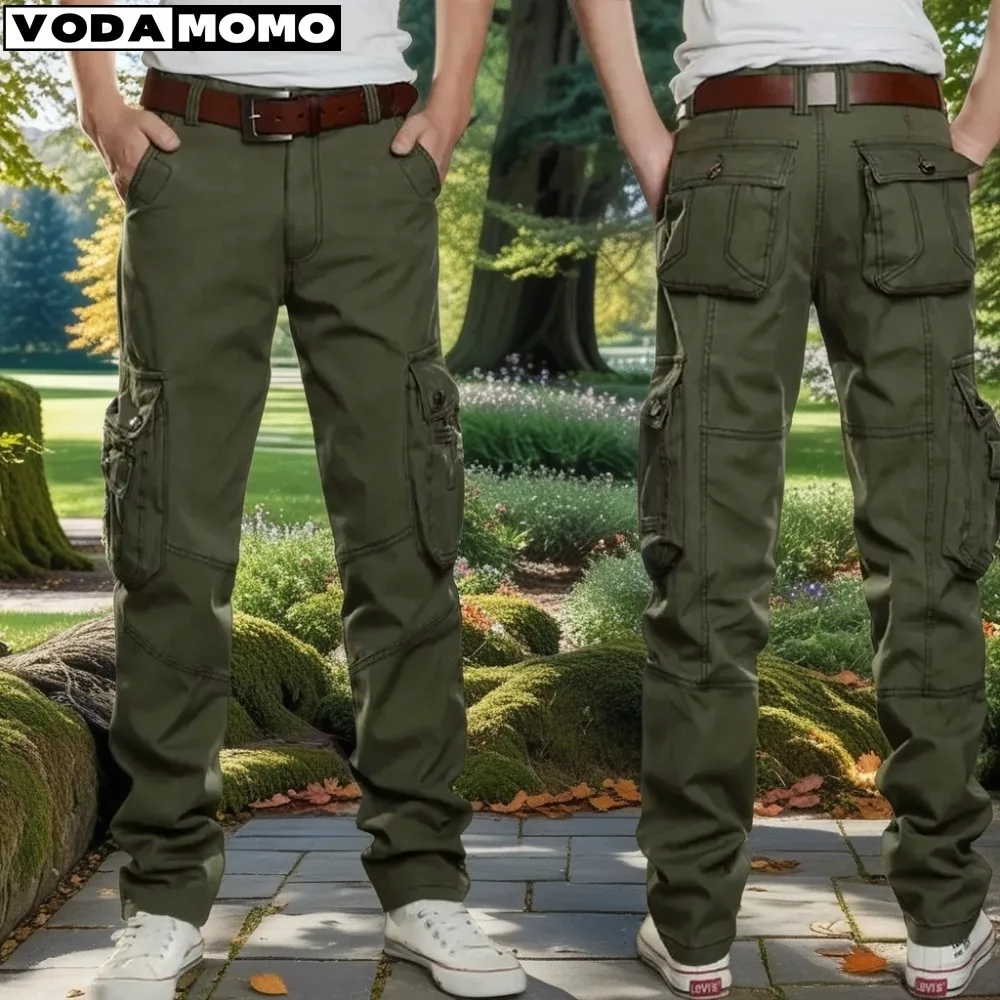 

2024 Fashion Casual Pants Men Military Tactical Joggers Cargo Pants Men's Outdoor Hiking Trekking Sweatpants Male Hip Hop Bottom