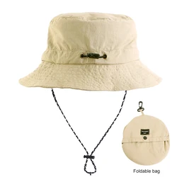 Unisex Bucket Hat Women Man Portable Fishing Waterproof Summer Universal Cap Outdoor Mountain Climbing Multifunction Sunbonnet