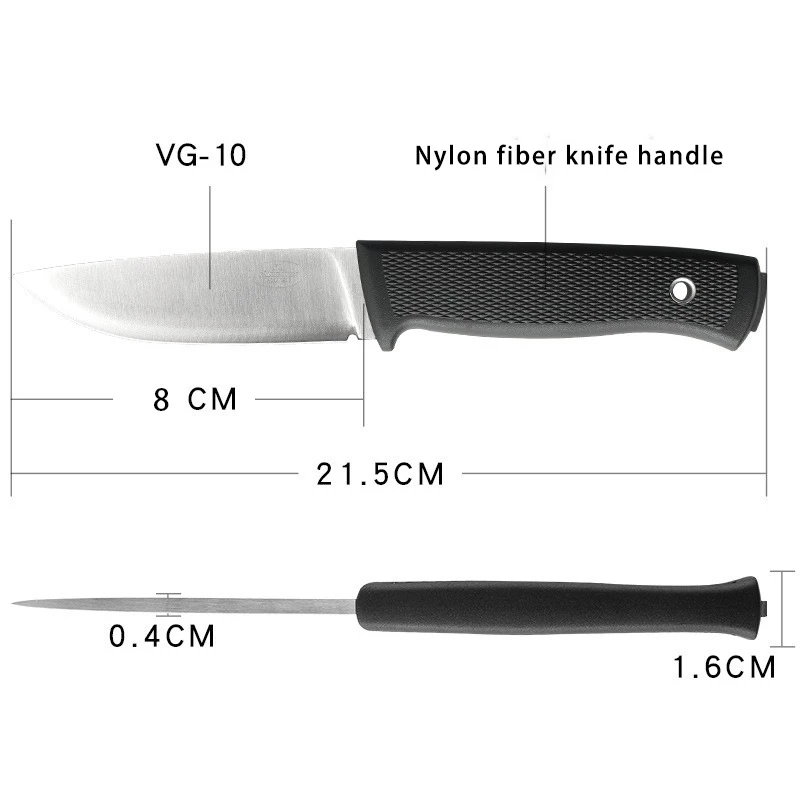 Classic Fruit Knife Supply New Hardware Outdoor Straight Knife Portable Small Knife Wilderness Survival Tool