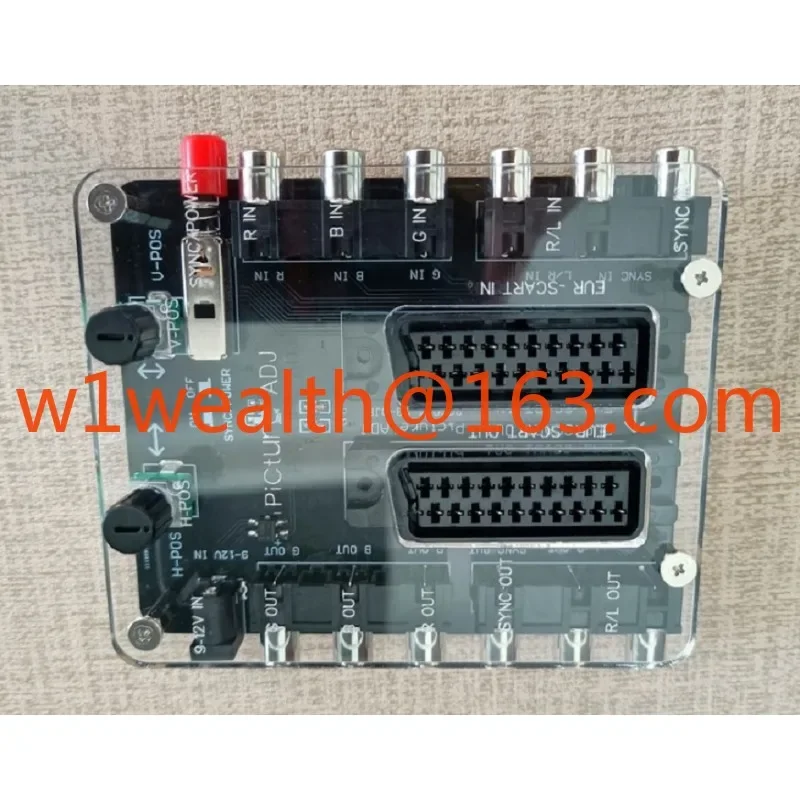 RGBS/SCART European standard screen position adjuster