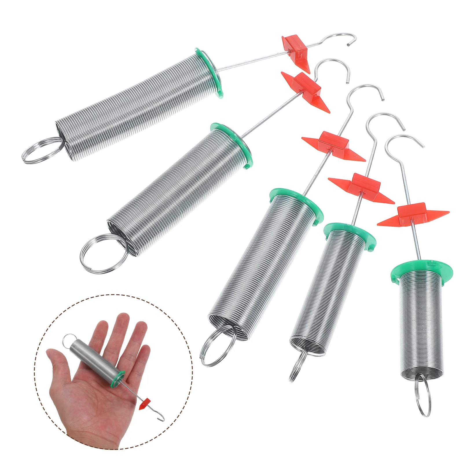 5pcs Experimental Spring Set Physics Teaching Spiral Springs Hooke'S Law Demonstration Students Science Supplies Lab Instrument