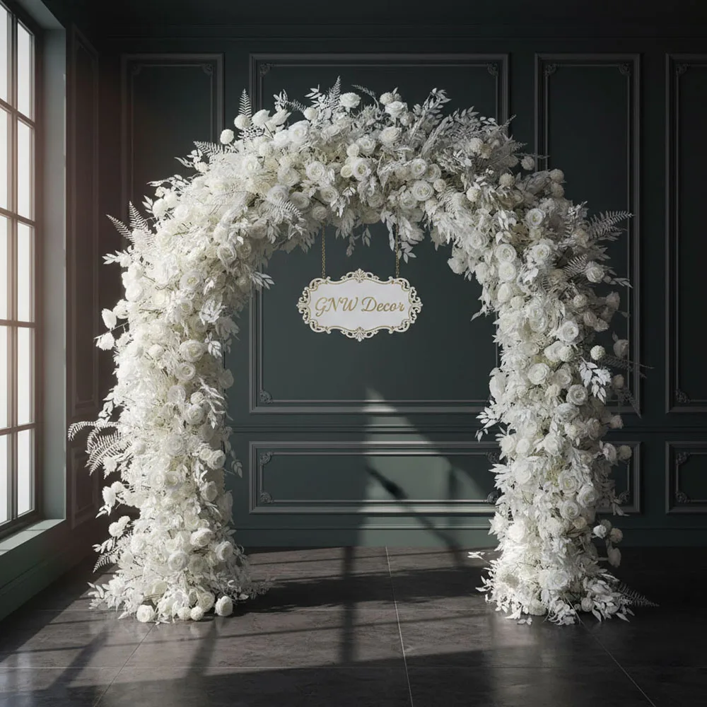 

Wholesale Price Wedding Arch Backdrop Artificial Flower Decoration For Wedding Planner
