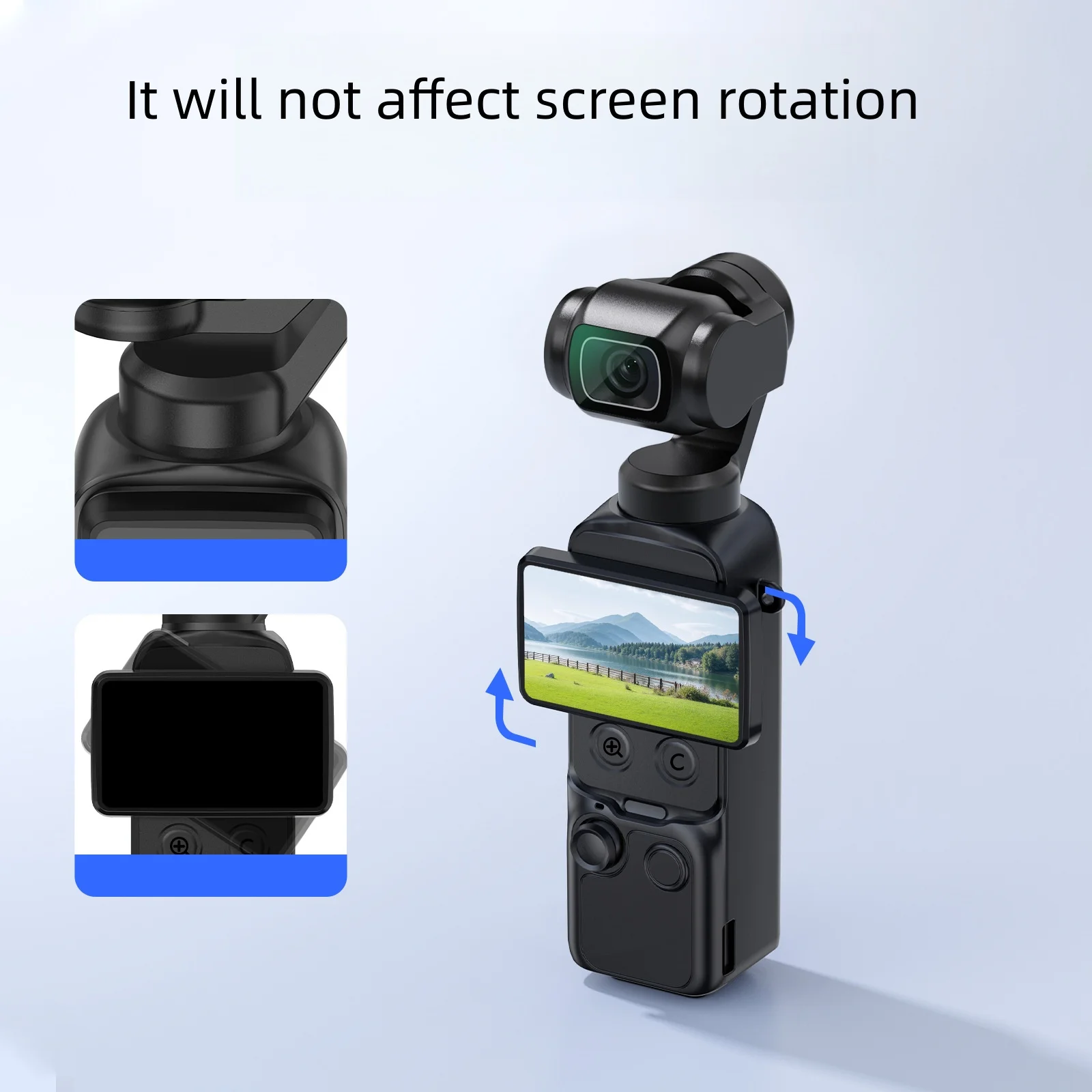 

Soft Silicone Protective Case for DJI Osmo Pocket 4 Gimbal Camera Anti-Drop Anti-Scratch Full Body Protective Cover
