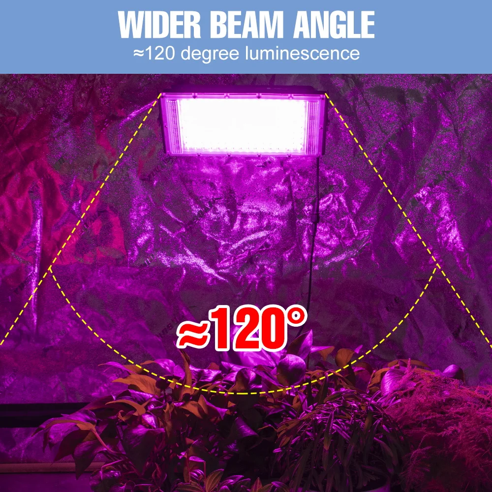 LED Plant Grow Light Full Spectrum Flower Seeds Vegetable Indoor Greenhouse Hydroponic Cultivation Growth Lamp 25W 50W 100W 200W