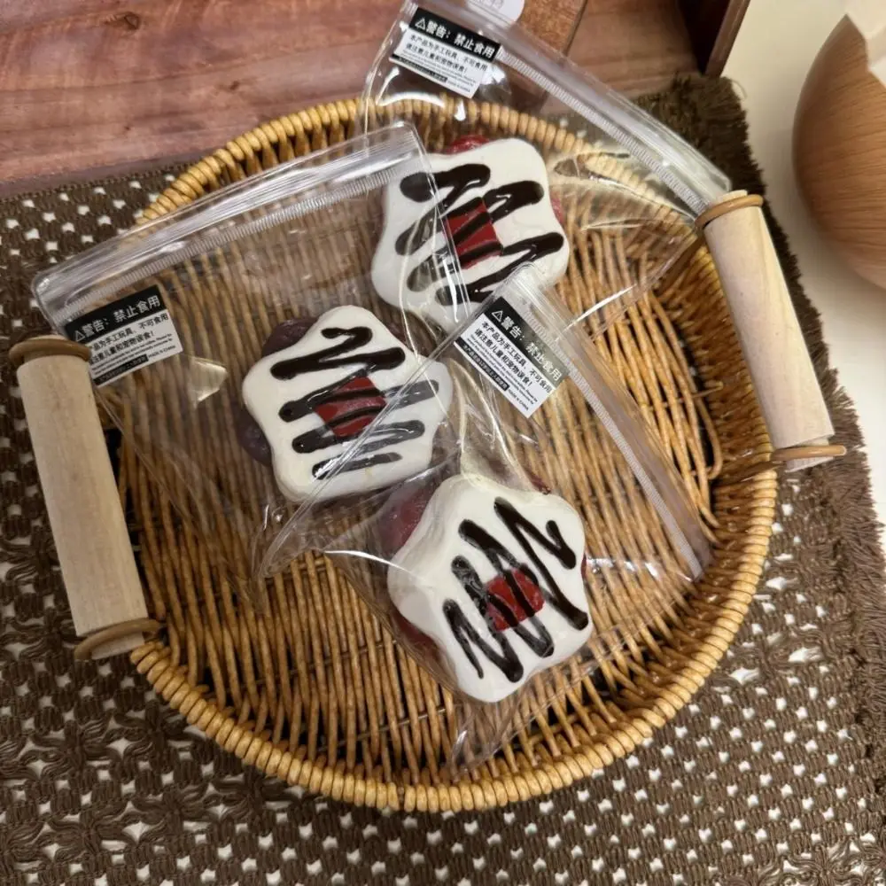 Regalo lindo pastel postre apretar silicona de calidad alimentaria juguete de descompresión suave creativo pegajoso alivio relajarse