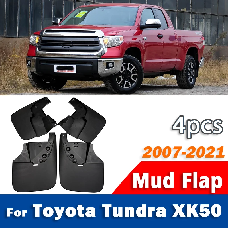 2007-2021 For Toyota Tundra XK50 Mudguard Mudflaps Fender Mud Flap Guards Splash mudguards Car Accessories 1 set 4pcs
