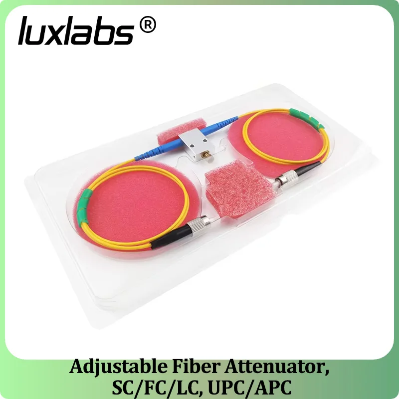 

Adjustable Fiber Attenuator, SC/FC/LC, UPC/APC, Manual Adjustable Optical Attenuator