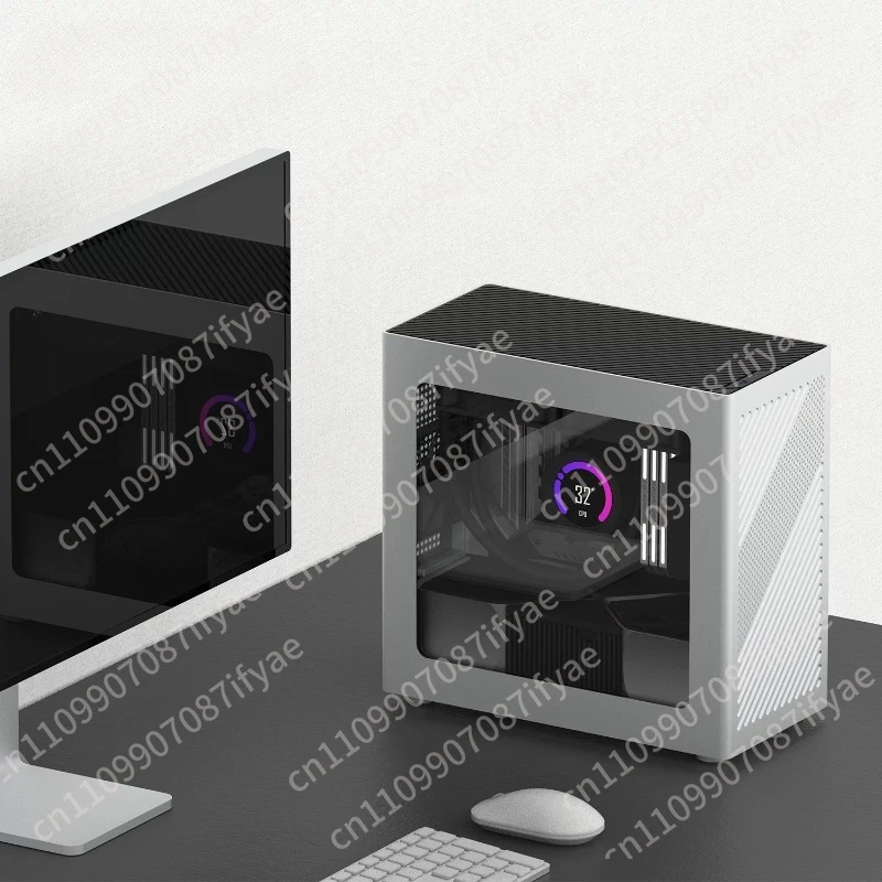 Z18 Side-through Version MATX Aluminum Alloy Integrated Molding Shell Directly Inserted Into Water-cooled ITX Computer Chassis