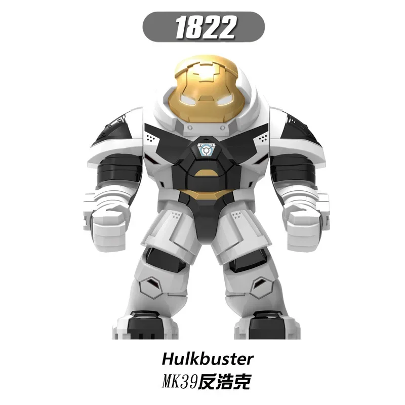 Superhelden Mini-Baustein-Spielzeug Figuren Hulk Iron Man Mecha Zusammengebaute Baustein-Figuren Spielzeug Kindergeburtstags-Geschenk