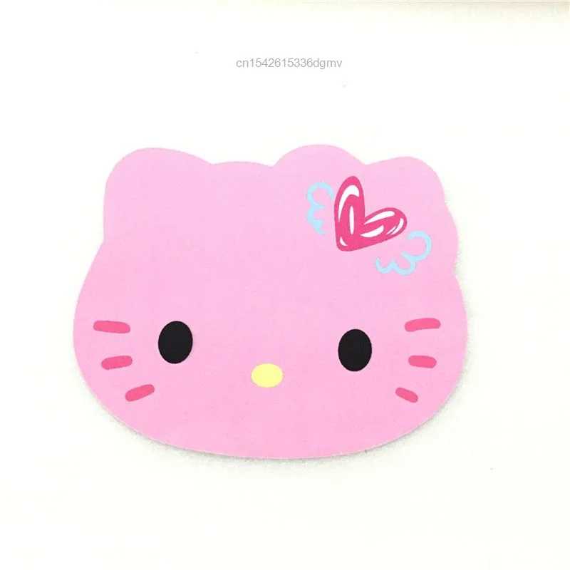 Sanrio Hello Kitty Mouse Pads Computer Office Keyboard Accessories Supplies Square Anti-Slip Desk Pad Black Pink Coffee Mats Y2k