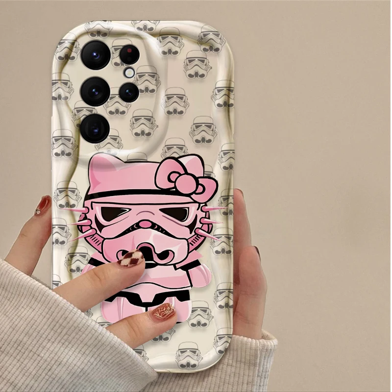 Funda de silicona para Samsung Galaxy, carcasa de Hello Kitty, Star Wars, S24, S23, S22, S21, S20 Ultra Plus FE, A25, A55, A35, A15, A05, A05S, 5G