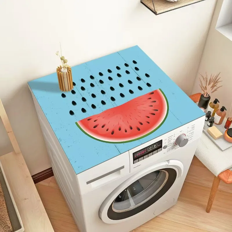 Diatom mud drum washing machine cover pad, water absorption, sun protection and dust cover