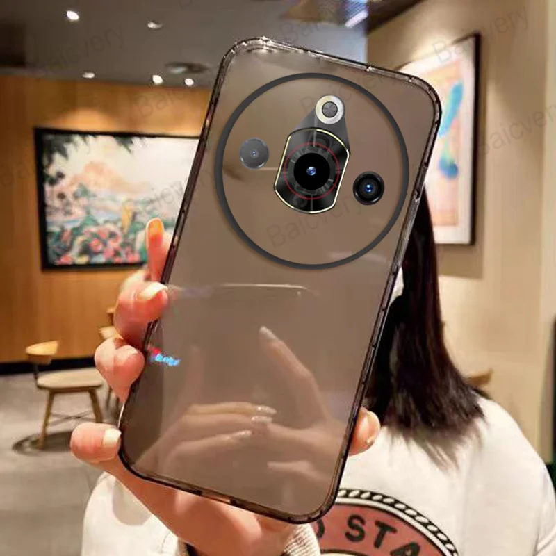 ل ZTE Nubia Focus Pro Z2351N شفاف غير قابل للانزلاق مضاد للخدش مقاوم للصدمات غطاء هاتف من السيليكون الناعم