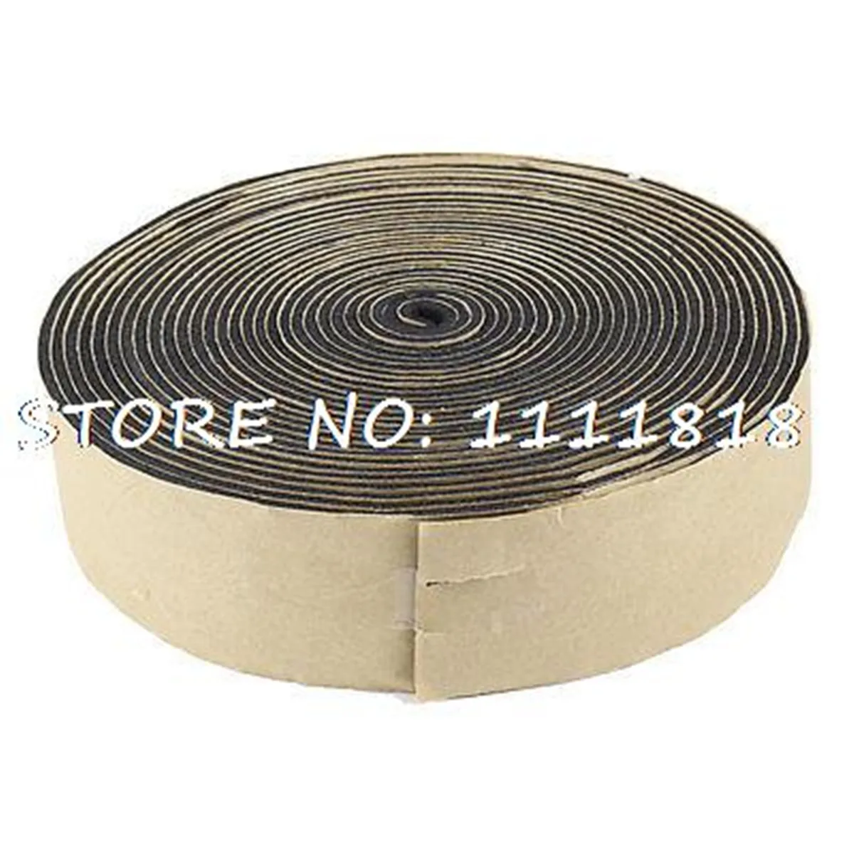 EVA Black Foam One-side 7/8/10mm Thickness 0.6/1/1.5/2/3/.3.5/4/4.5/5/6/6.5/7/10/20cm Width Self-Adhesive Insulating Seal Tape